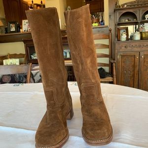 FRYE CAMPUS 14L Brown Suede Boots